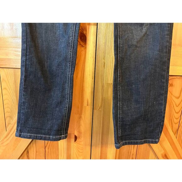 WHITE HOUSE BLACK MARKET Womens Noir Black Distressed Jeans Size 4 (5029) - Picture 3 of 8